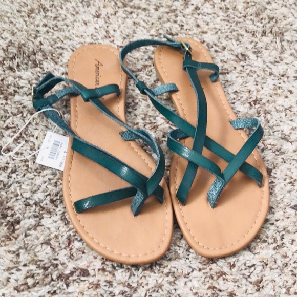 American Eagle Outfitters Shoes - 🌻FINAL PRICE🌻Teal Sandals